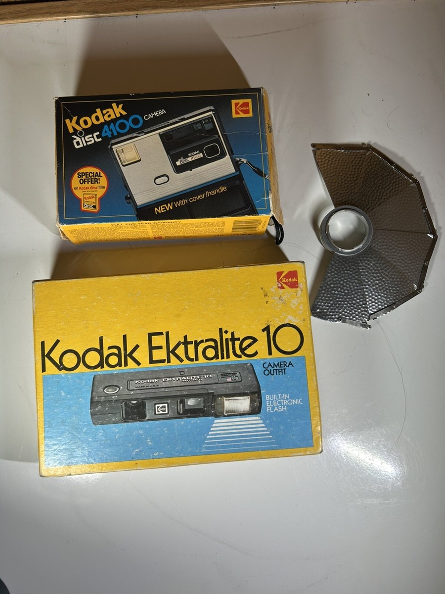 Vitage Kodak Ektralite 10 Camera Outfit & 4100 Camera In Original