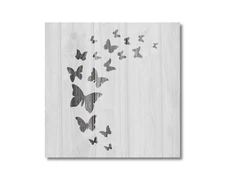 Butterflies Stencil, Reusable Mylar Craft Stencil For Painting, 214