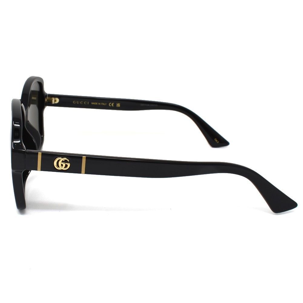 Gucci GG0765SA 002 Sunglasses Asian Fit UV Protection Black