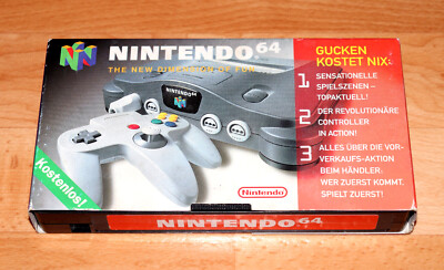 Vintage Promo German Nintendo 64 The New Dimension of Fun 1996