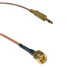 RG316 3.5mm 1/8 to SMA MALE RF Cable Rapid-SHIP LOT