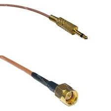 RG316 3.5mm 1/8 to SMA MALE RF Cable Rapid-SHIP LOT