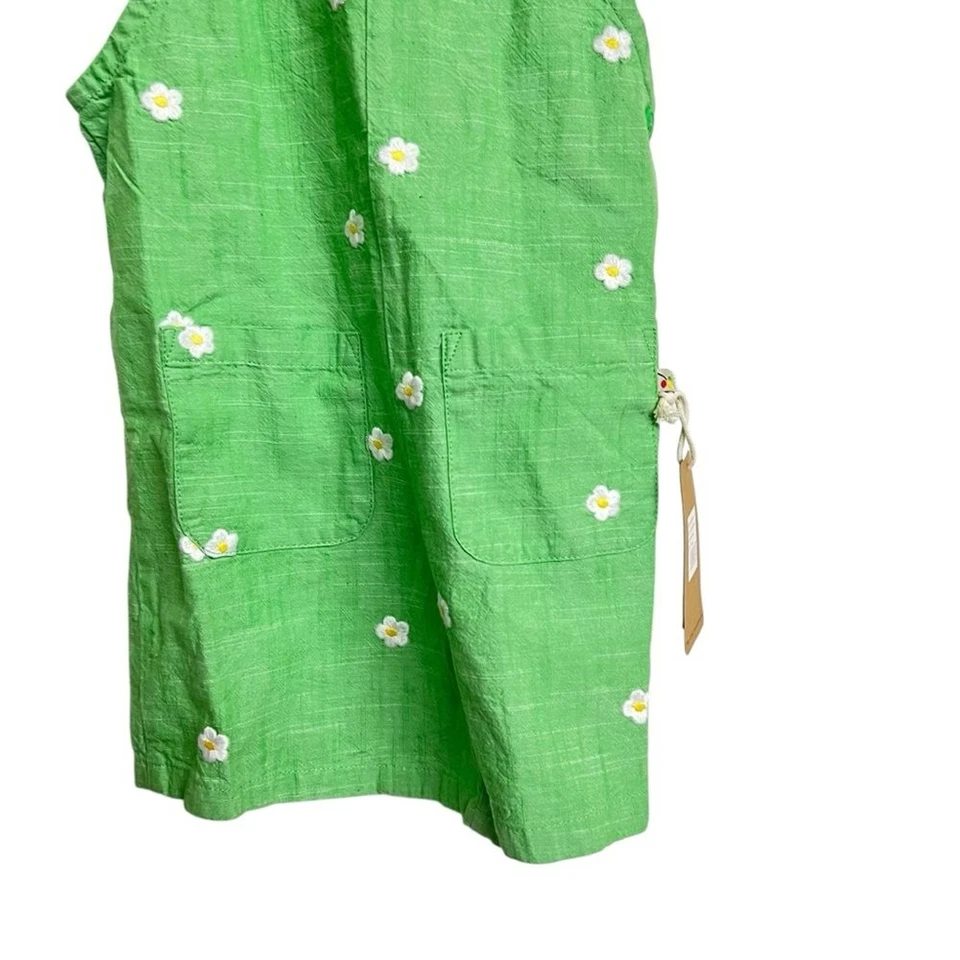 Nuevo Mameluco Orgánico Niñas Frugi Hazel Verde Margarita Pelele Foto 3 de 4