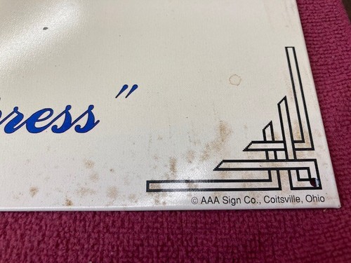 '93 AAA SIGN CO. N.Y.CENTRAL & HUDSON RIVER RR EMPIRE STATE EXPRESS TIN SIGN(RR) - Imagen 5 de 12