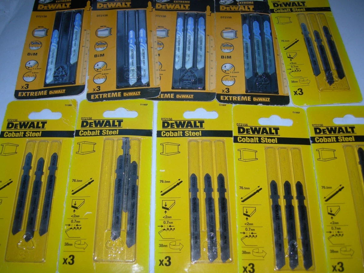 dewalt elu 10packs t jigsaw SHEET METAL Blades dc330 dcs331 st84e