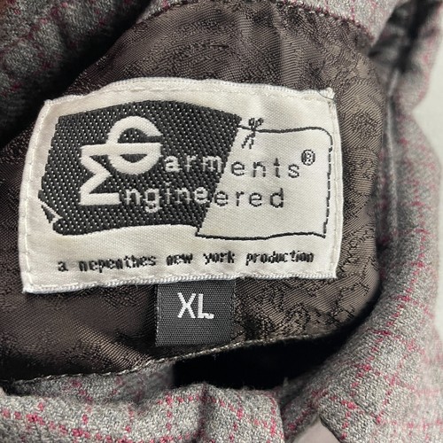 ENGINEERED GARMENTS NY Shirt Mens XL Brown Check Snap Button Up Western USA - Picture 5 of 11