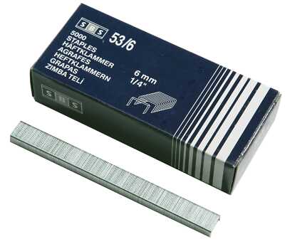 SBS  Tackerklammern Typ 53/ 6mm 5.000 Stk. Heftklammern Handtackerklammern