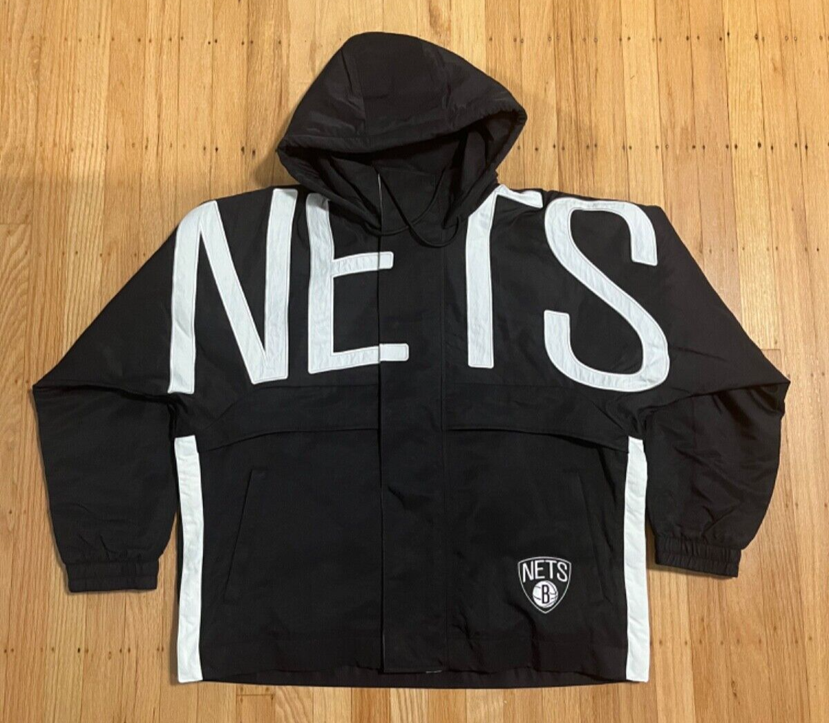 Nike Ambush NBA Collection Brooklyn Nets Logo Black Jacket DB8576