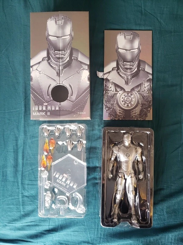 Marvel Avengers Iron Man Mark III Mark II MK 3 MK 2 Figura de Acción Juguete 7" Nuevo Foto 3 de 4