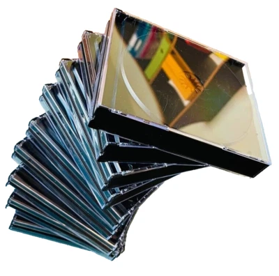 ✅Boîte épaisse CD de Musique Boîtier 3 disques plateaux noir Box Neuf - 1 Pièce - Photo 1/2