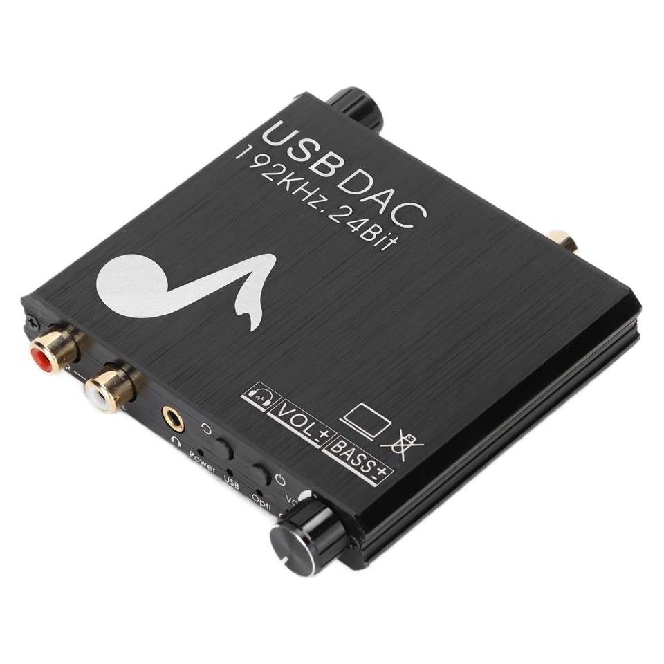 192kHz Digital To Analog Audio Converter 24‑Bit Stereo L/R Audio