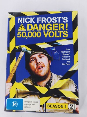 Nick Frost's Danger! 50000 Volts! (DVD, 2002) With Slipcover   Region 4