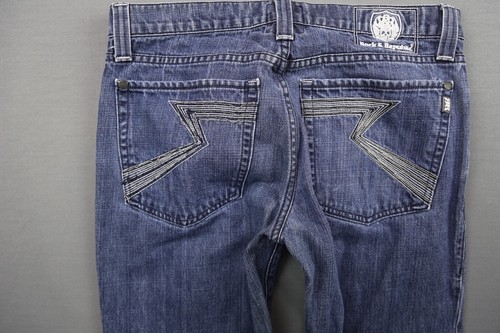 Pantalones de mezclilla para mujer Rock & Republic de altura media talla 34 (MSR 35x29) con botones mosca - Imagen 6 de 6