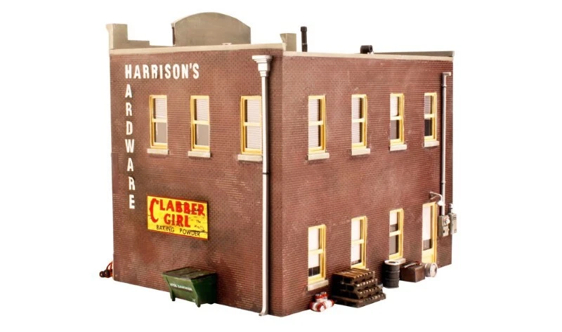 NEW Woodland Scenics Harrison's Hardware O Railroad Train Building BR5842 - Image 3 of 4