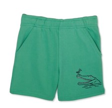 Garanimals Toddler Boys Green French Terry Shorts "Alligator " Size 4T New