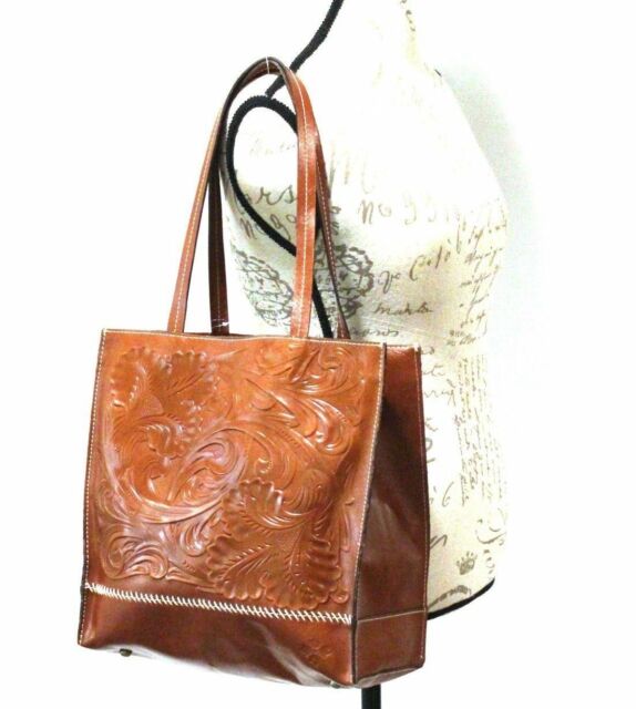 NEW PATRICIA NASH Toscano TOTE BAG Florence Tooled PURSE Leather ...