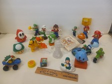 Nintendo Super Mario Brothers Toy Lot - Vintage