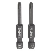 "2 StüCk PH2 Kreuzschlitz-Bit FüR Schraubendreher, 1/4\" Sechskant, 2\" Lang"