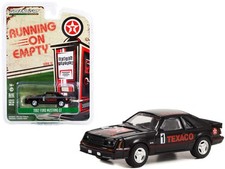 1/64 1982 Ford Mustang GT #1 Black "Texaco" "Running on Empty" Series 15
