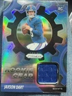 2025 Panini Prizm Silver Jaxson Dart Rookie Gear - RGR-JDT (RC) NY Giants