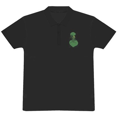'Frog Sheltering From The Rain' Adult Polo Shirt / T-Shirt (PL053155)