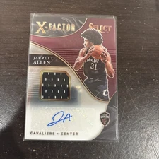20-21 Select X-Factor Memorabilia Signatures Jarrett Allen #XF-JAL /249 