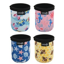 CM Soft Neoprene 7.5 Fl Oz Mini Can Sleeves Insulators Can Cooler Sleek Can C...
