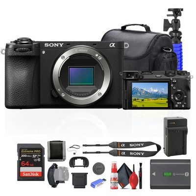 Sony Alpha a6700 26MP 4K Mirrorless Camera Body Starter Kit