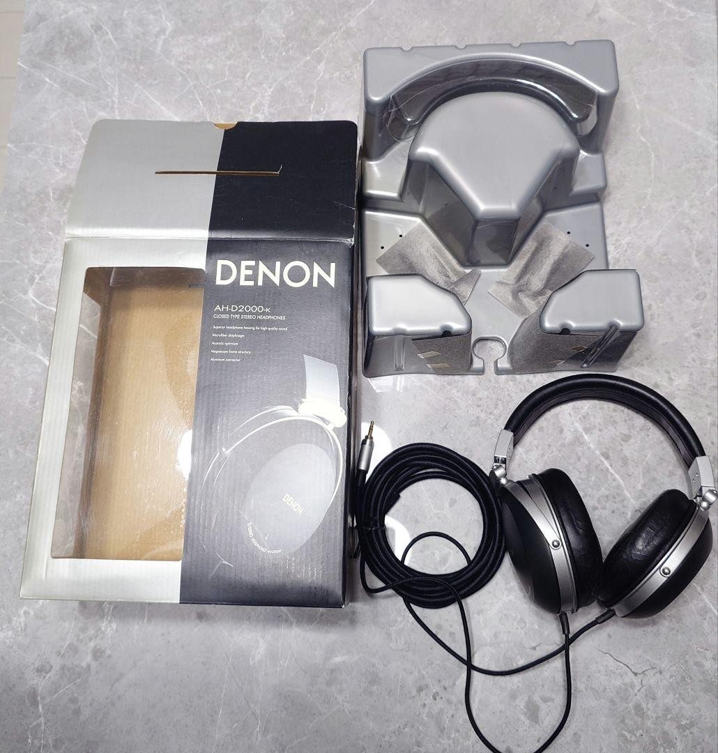Denon AH-D2000 Headband Headphones - Black for sale online Denon AH-D2000 Headband Headphones - Black for sale online