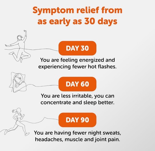 Menopause Relief Pills Hot Flashes Support Anti Aging Supplement 60 Capsules OV - Picture 8 of 8