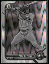 2022 Bowman Draft #BDC-147 Alex De Jesus Chrome Black & White RayWave Refractor