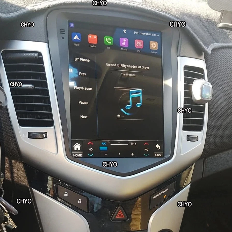 9.7" Android 14 Autoradio Carplay GPS DSP BT Für Chevrolet Cruze 2009-2012 - Bild 4 von 4