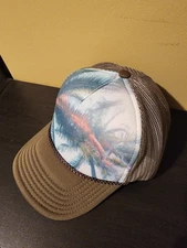 O'Neill Curved Padded Brim 6 Panel Adjustable Trucker Hat Cap