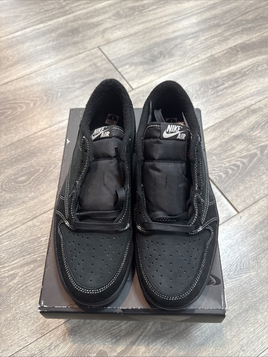 Size 9 - Jordan 1 Retro Low OG SP x Travis Scott Black Phantom | eBay