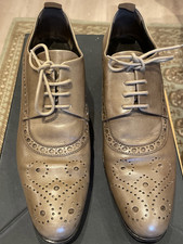 Jil Sander Brown Leather Derby Lace Up Shoes - Pointy Narrow - UK 3.5 / EU 36 