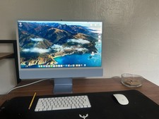 Apple iMac 24-inch (512GB SSD, Apple M4, 24GB RAM, 10-Core GPU) Blue - MD2T4LL/A