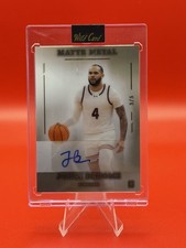 Johni Broome Wild Card Matte Metal Auto 3/5 RC Philadelphia 76ers