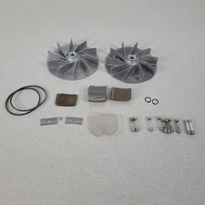 Lot of Parts for UDY Corporation 3010-080P Cyclone Sample Mill Grinder Grates