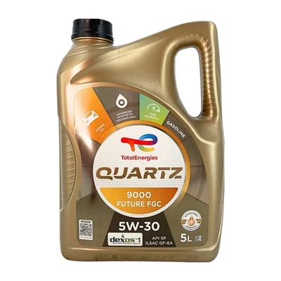 TOTAL Quartz 9000 Future FGC 5W-30 Huile Moteur HC Synthèse dexos1 Gen3 5 L - Photo 1/2