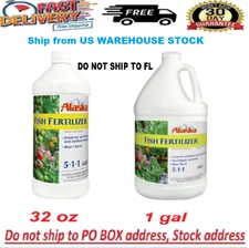 Fish Emulsion Plant Food, 5-1-1 Fertilizer