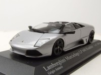 Lamborghini Murcielago LP640 Roadster 2007 Grau Metallic Modellauto 1:43 Minicha