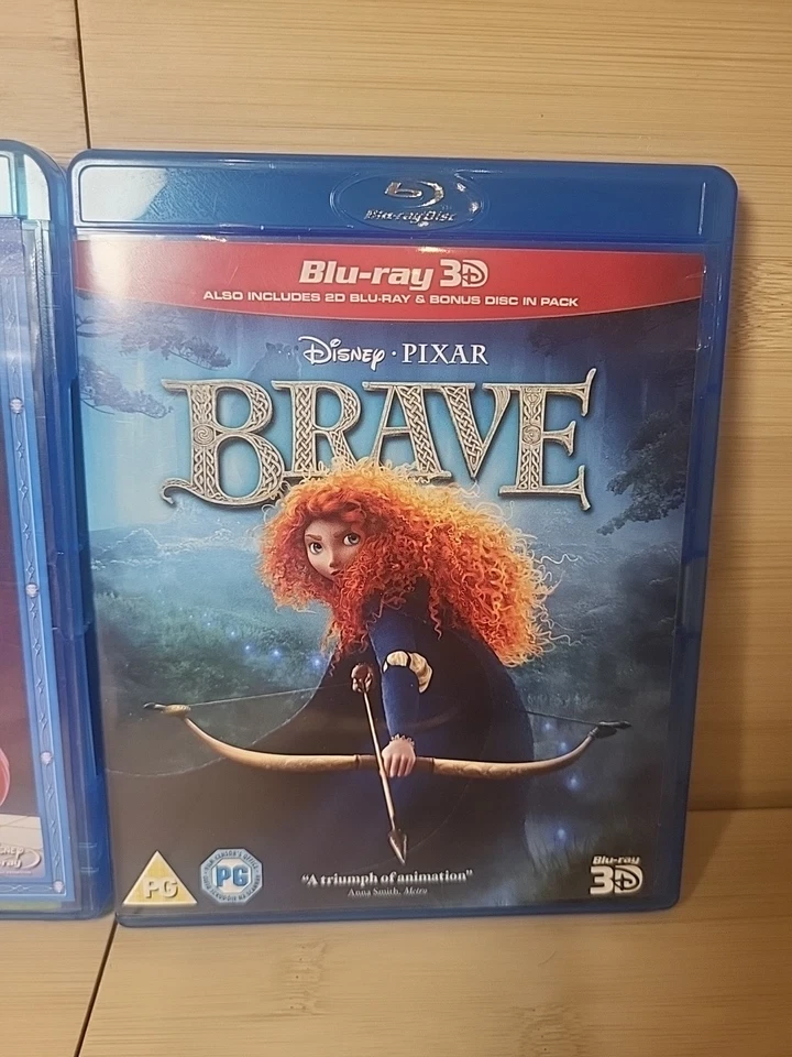 Disney Lady & The Tramp Diamond Edition & Brave 3D/2D & Bonus Disc Blu Ray - Image 3 of 4
