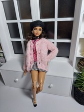 Handmade knitted cardigan Only for Barbie, Cindy and similar dolls. NO DOLL.