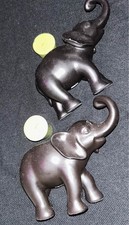 PartyLite Black African Elephant Votive Holder