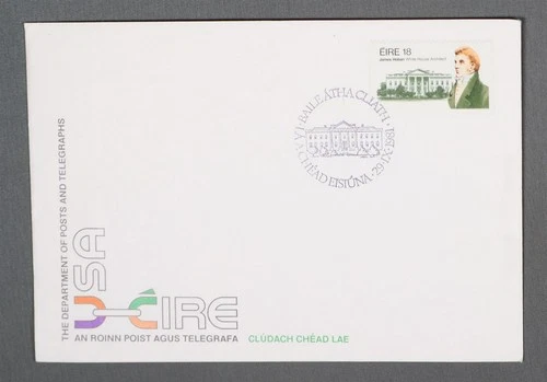 MayfairStamps Ireland FDC 1981 James Hoban White House Architect First Day Cover