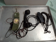 vintage phones. Military  Test Phones lot of 3