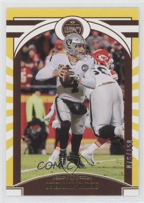2020 Panini Legacy Yellow 76/150 Derek Carr #42 c8n