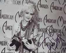CYNDI LAUPER - 8" x 11" - GENUINE SIGNED AUTOGRAPH