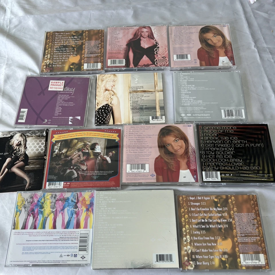 Britney Spears CDs Bulk x13 90s 00 Pop Music Greatest Hits Australian Editions* - Image 2 of 4