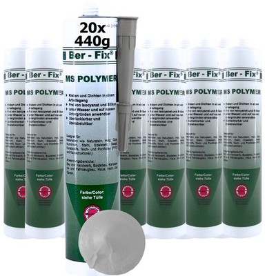 Ber-Fix  MS-Polymer grau 5x